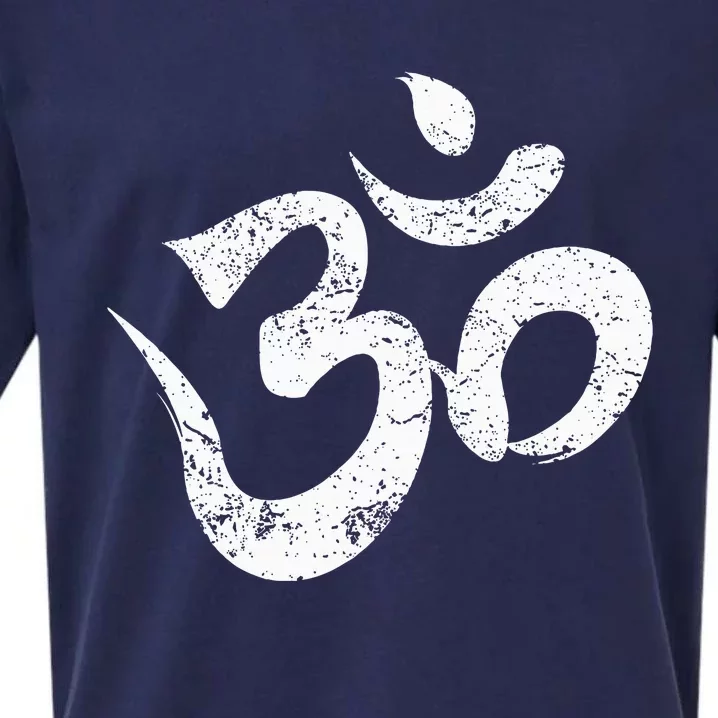 Ohm Meditation Symbol Aum Spiritual Indian Buddhism Omkar Sueded Cloud Jersey T-Shirt