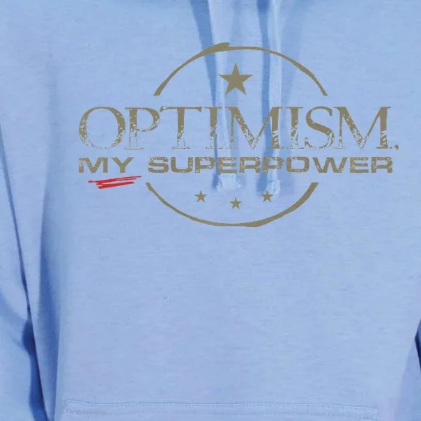 OPTIMISM My Superpower Unisex Surf Hoodie