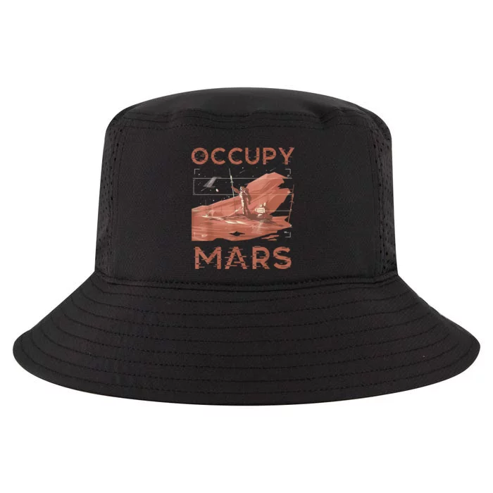 Occupy Mars Shirts Space Exploration Colonize Planet Mars Cool Comfort Performance Bucket Hat