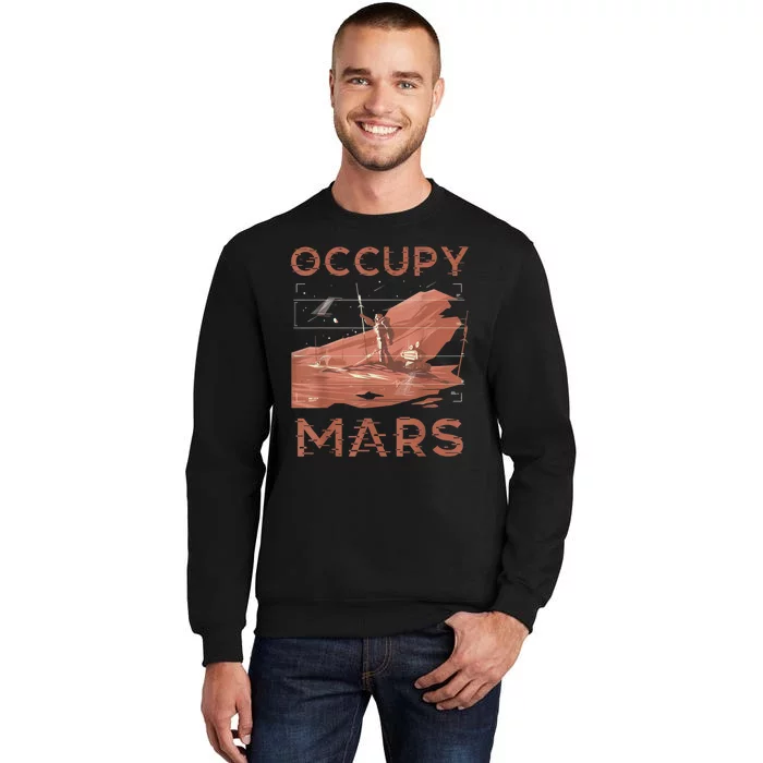 Occupy Mars Shirts Space Exploration Colonize Planet Mars Sweatshirt