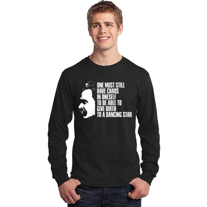 One Must Still Have Chaos In Oneself Tall Long Sleeve T-Shirt