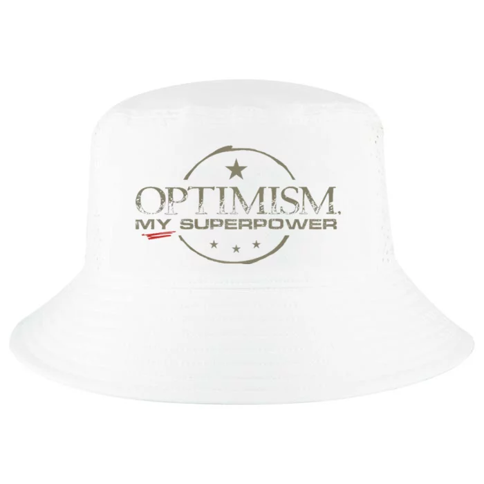 OPTIMISM My Superpower Cool Comfort Performance Bucket Hat