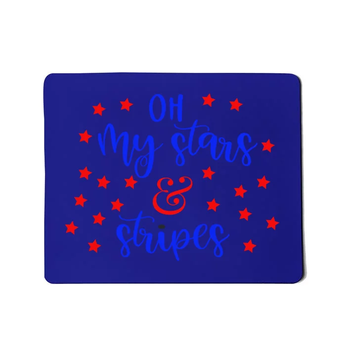 Oh My Stars And Stripes Nice Patriotic Everyday Graphictops Gift Mousepad