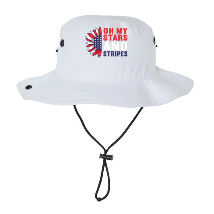 Oh My Stars And Stripes Usa Patriotic American 4th Of July Gift Legacy Cool Fit Booney Bucket Hat