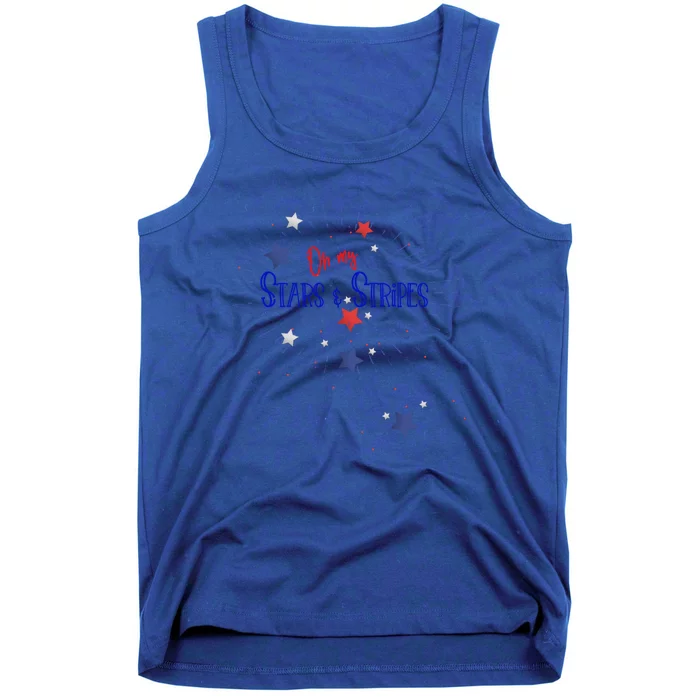 Oh My Stars And Stripes July 4th Funny Gift Tank Top