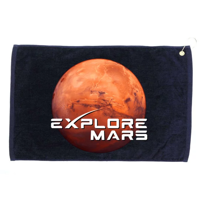 Occupy Mars Space X Exploration Space Grommeted Golf Towel