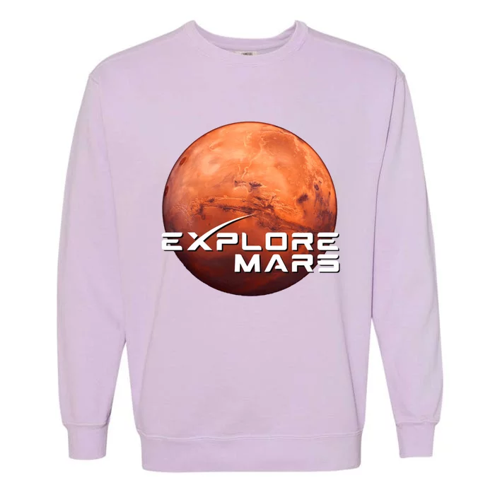 Occupy Mars Space X Exploration Space Garment-Dyed Sweatshirt