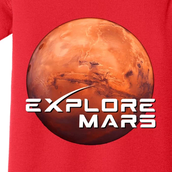 Occupy Mars Space X Exploration Space Baby Bodysuit