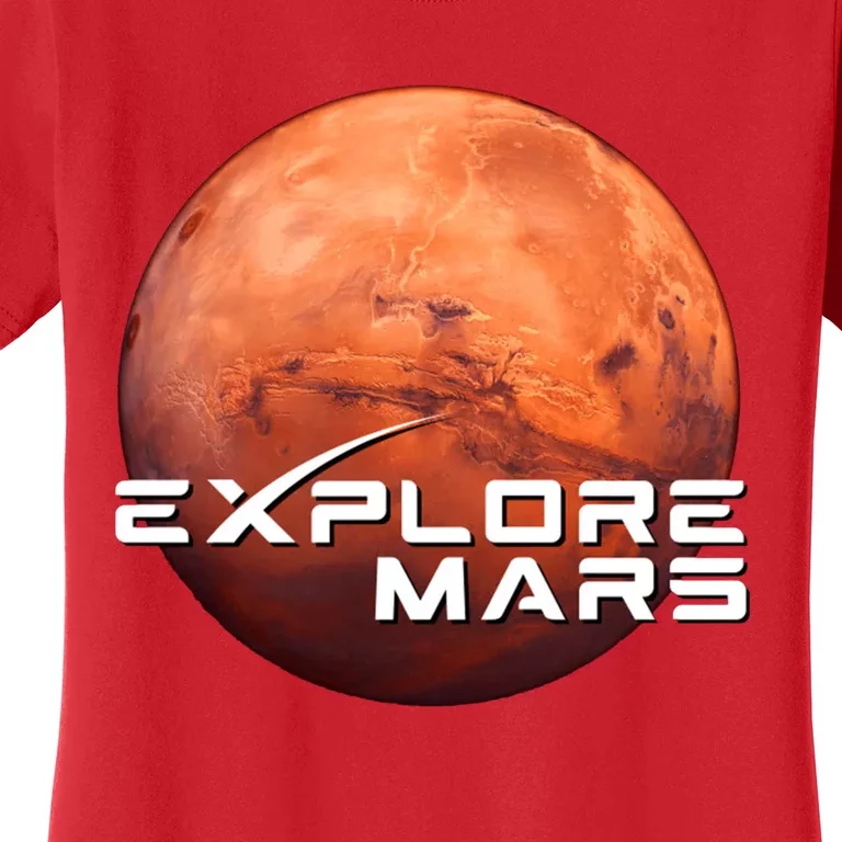 Occupy Mars Space X Exploration Space Women's T-Shirt