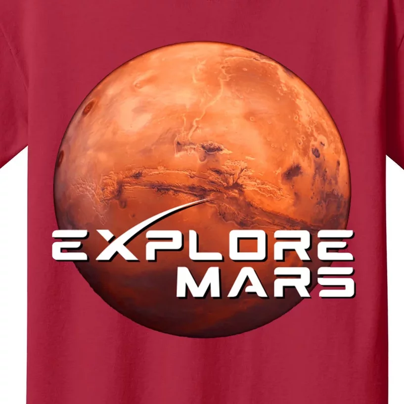 Occupy Mars Space X Exploration Space Kids T-Shirt