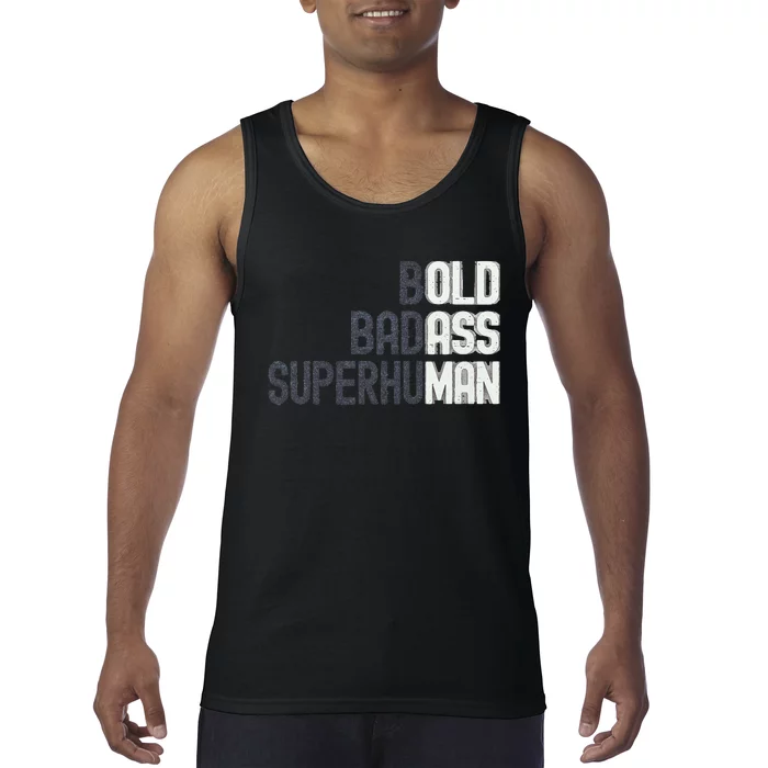 Old Man Saying Gag Gift Birthday For Dad Tank Top