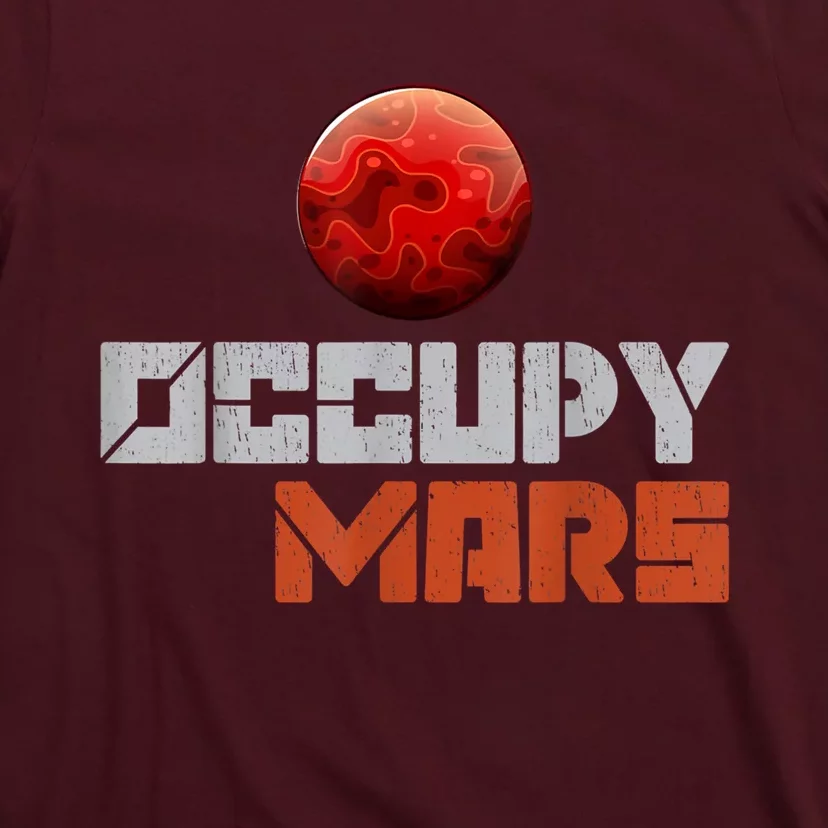 Occupy Mars Space Outer Space T-Shirt