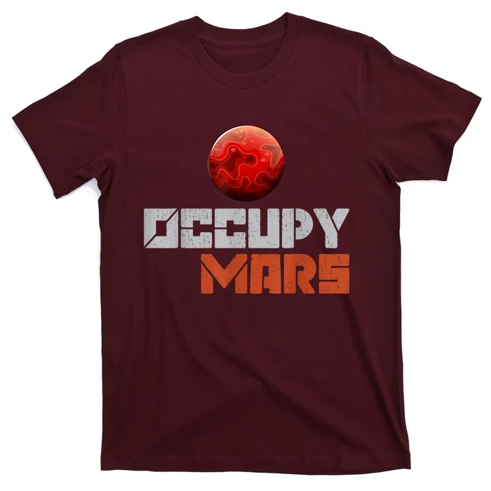 Occupy Mars Space Outer Space T-Shirt