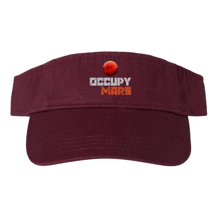 Occupy Mars Space Outer Space Valucap Bio-Washed Visor