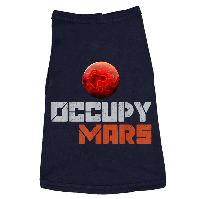 Occupy Mars Space Outer Space Doggie Tank