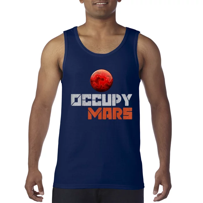 Occupy Mars Space Outer Space Tank Top