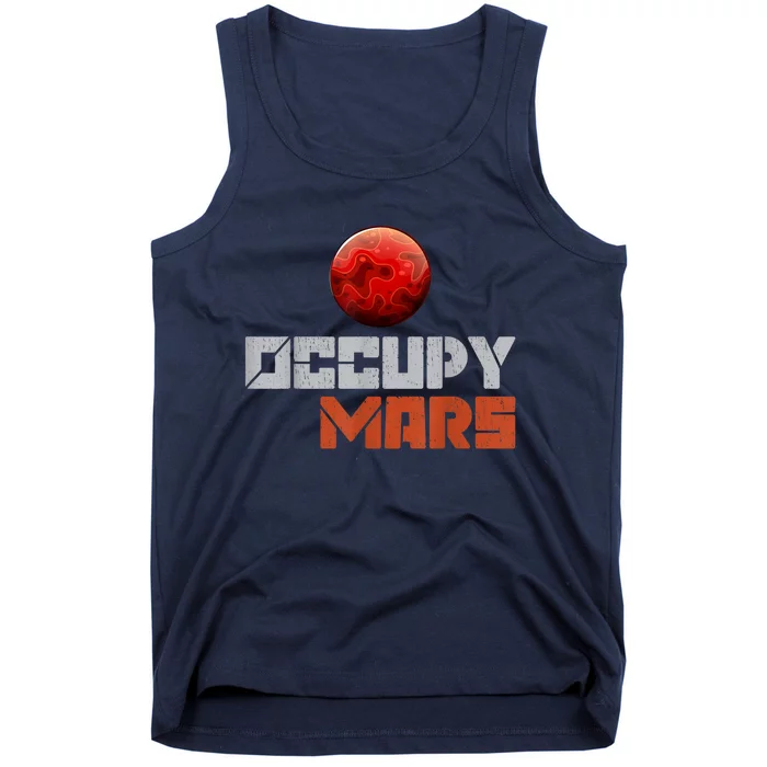 Occupy Mars Space Outer Space Tank Top