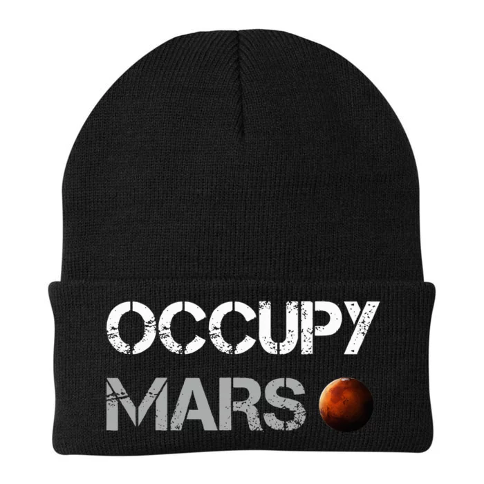 Occupy Mars Space Explorer Knit Cap Winter Beanie