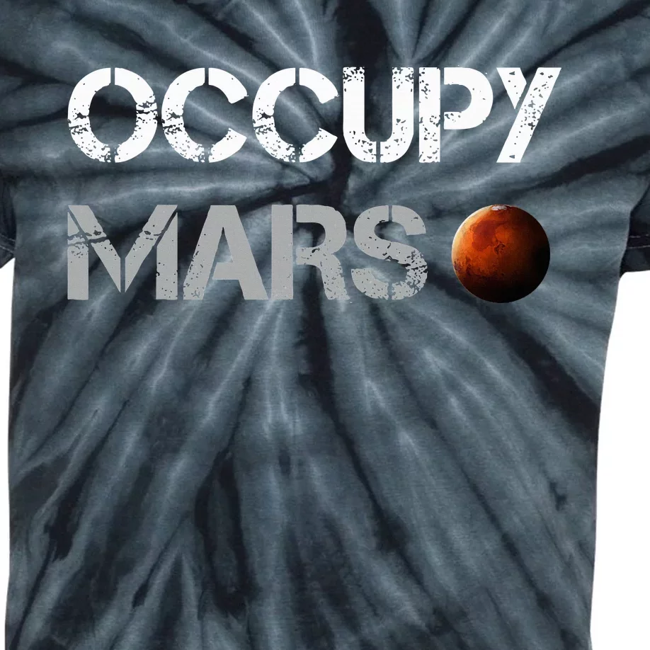 Occupy Mars Space Explorer Kids Tie-Dye T-Shirt