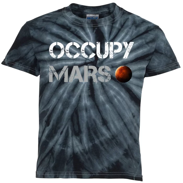 Occupy Mars Space Explorer Kids Tie-Dye T-Shirt