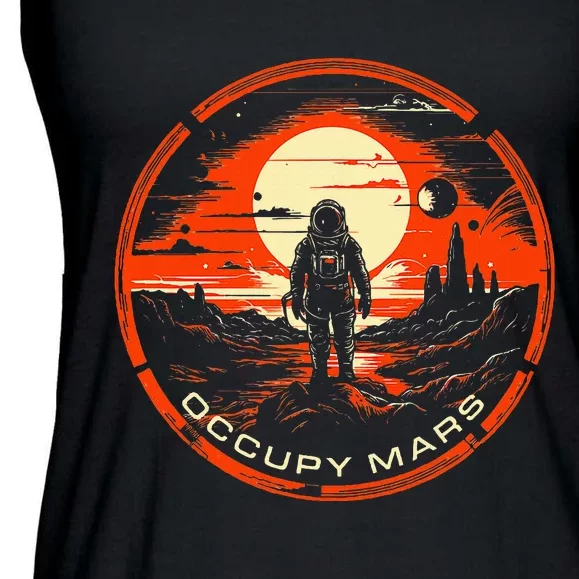 Occupy Mars Terraforming Ladies Essential Flowy Tank