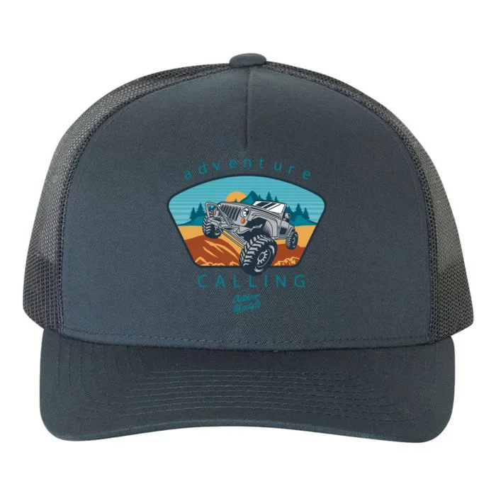 Offroad Mud Truck Adventure Calling Outdoor Lifestyle Gift Yupoong Adult 5-Panel Trucker Hat