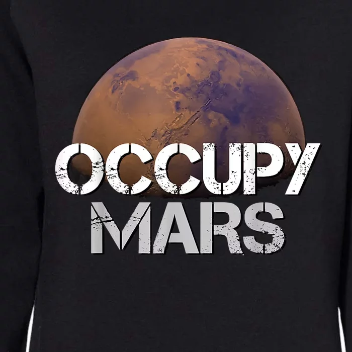 Occupy Mars Terraform Tee Extraterrestrial Womens California Wash Sweatshirt