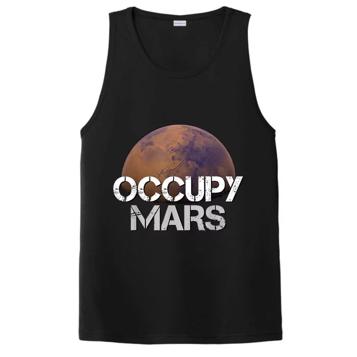 Occupy Mars Terraform Tee Extraterrestrial Performance Tank