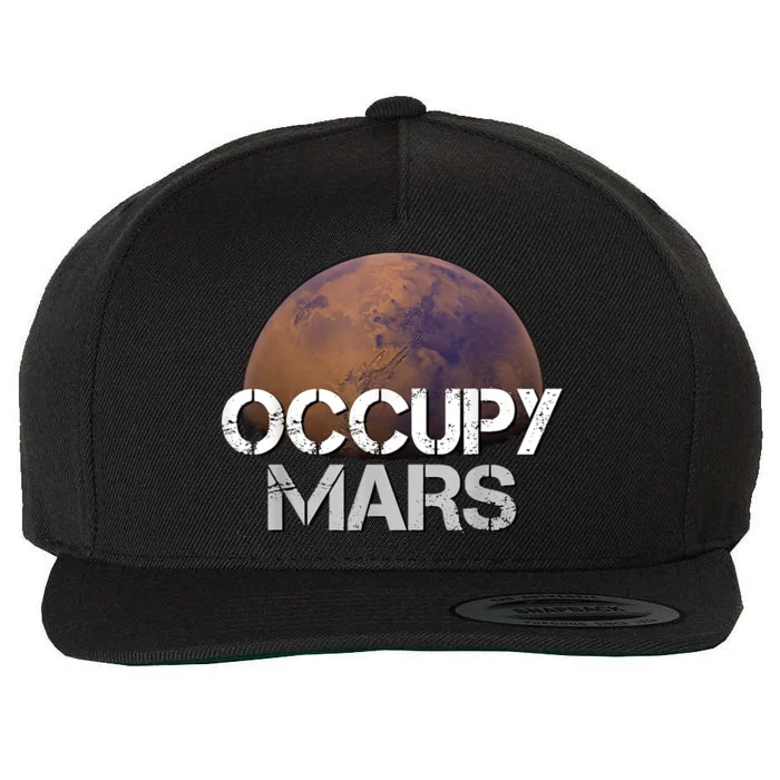 Occupy Mars Terraform Tee Extraterrestrial Wool Snapback Cap