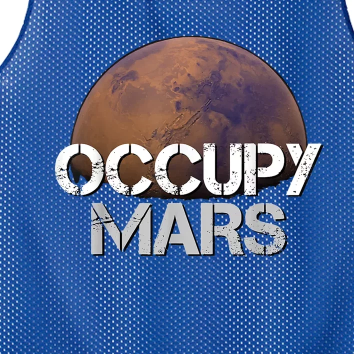 Occupy Mars Terraform Tee Extraterrestrial Mesh Reversible Basketball Jersey Tank