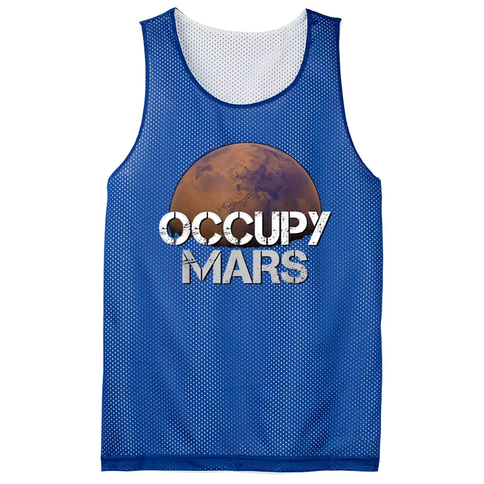 Occupy Mars Terraform Tee Extraterrestrial Mesh Reversible Basketball Jersey Tank