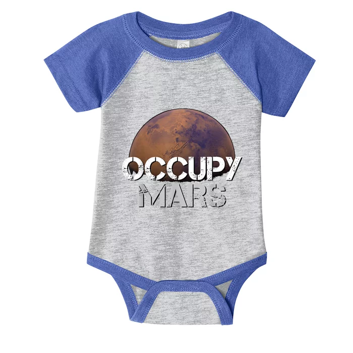 Occupy Mars Terraform Tee Extraterrestrial Infant Baby Jersey Bodysuit