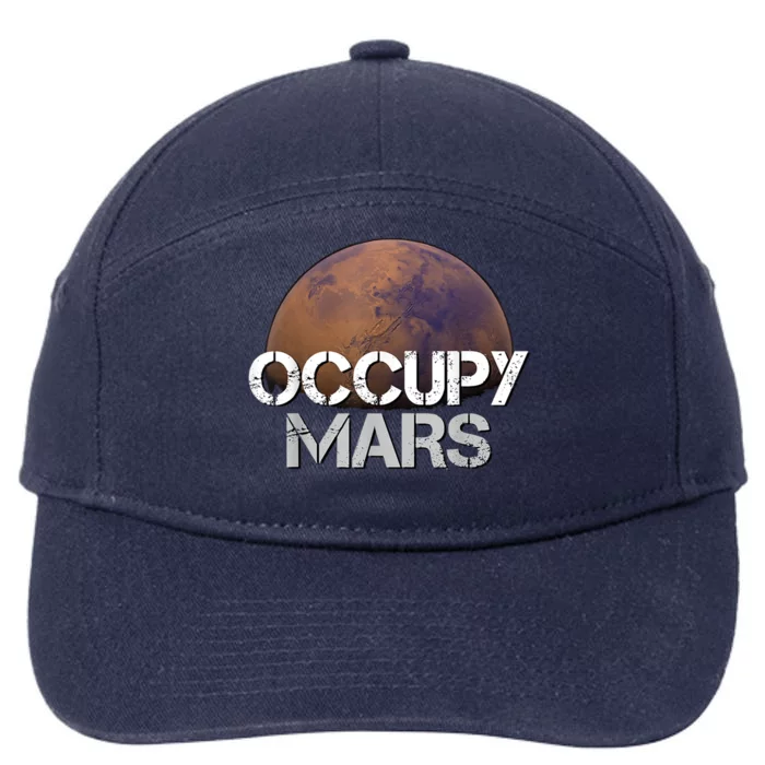 Occupy Mars Terraform Tee Extraterrestrial 7-Panel Snapback Hat