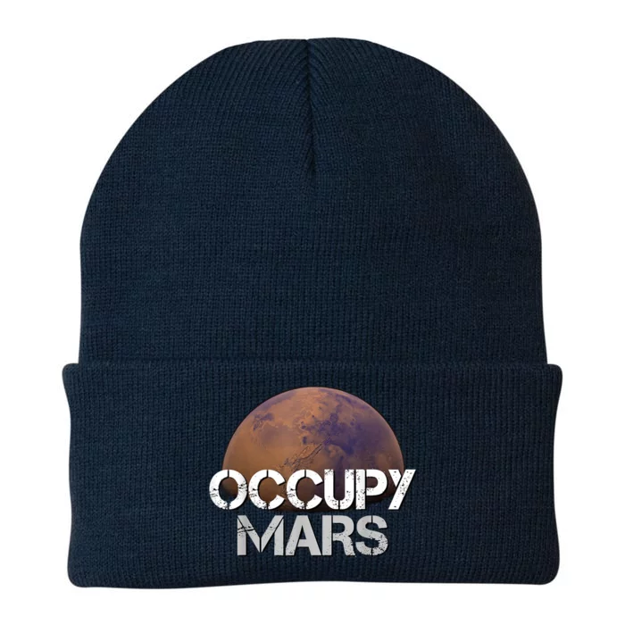 Occupy Mars Terraform Tee Extraterrestrial Knit Cap Winter Beanie