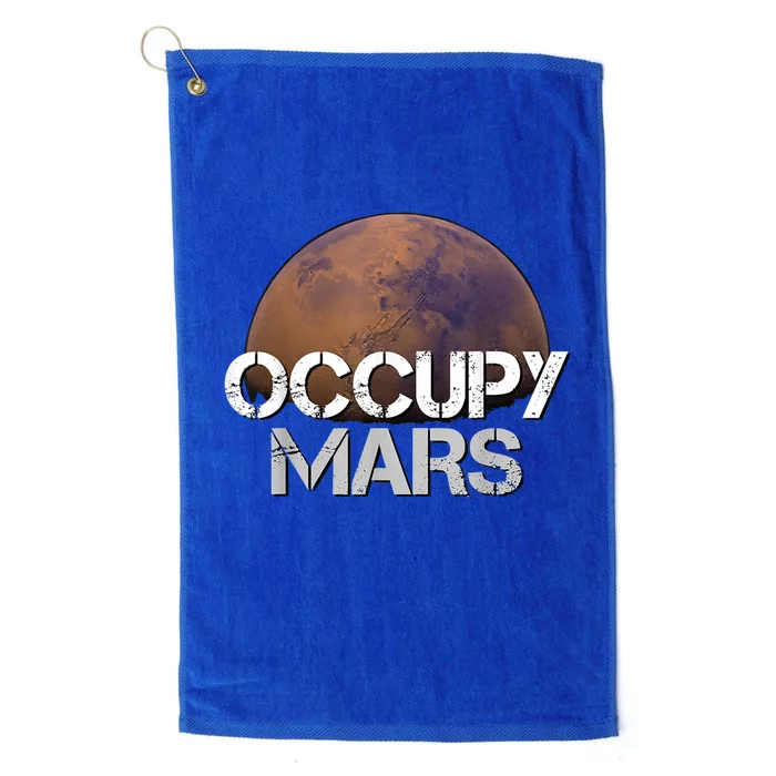 Occupy Mars Terraform Tee Extraterrestrial Platinum Collection Golf Towel