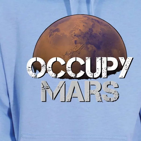 Occupy Mars Terraform Tee Extraterrestrial Unisex Surf Hoodie