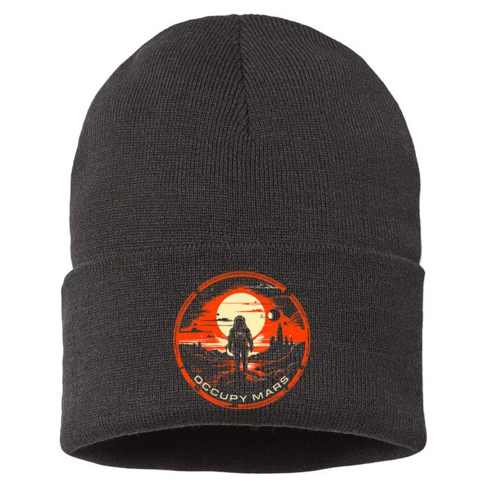 Occupy Mars Terraforming Sustainable Knit Beanie