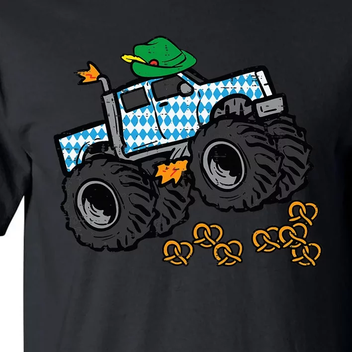 Oktoberfest Monster Truck Pretzels German Tall T-Shirt