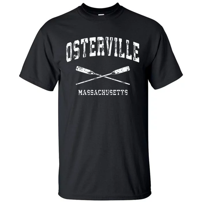 Osterville Massachusetts Vintage Nautical Crossed Oars Tall T-Shirt