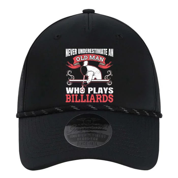 Old Man Who Plays Billiards Pool Player Dad Gift Father's Day Performance The Dyno Cap