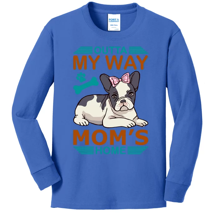 Outta My Way Mom's Home Kids Long Sleeve Shirt