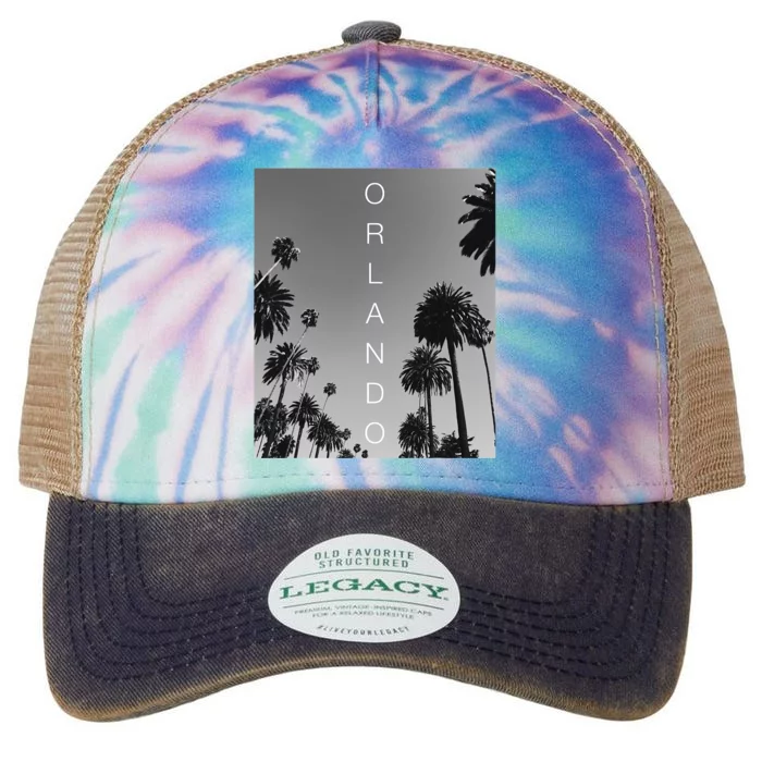 Orlando Men Women Florida Vacation Souvenir Gift Legacy Tie Dye Trucker Hat