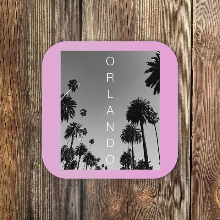 Orlando Men Women Florida Vacation Souvenir Gift Coaster