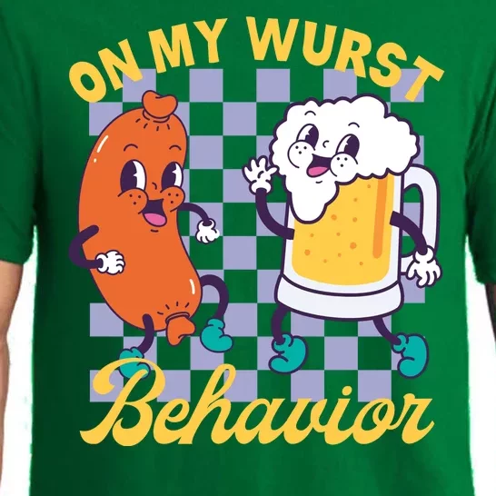 On My Wurst Behavior Oktoberfest Pajama Set