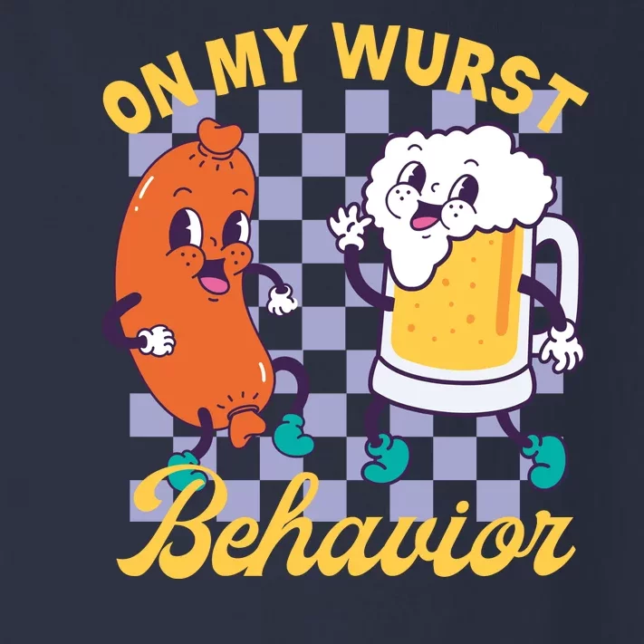 On My Wurst Behavior Oktoberfest Toddler Long Sleeve Shirt