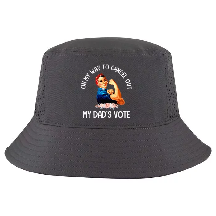 On My Way To Cancel Out My DadS Vote Mom Apparel Cool Comfort Performance Bucket Hat