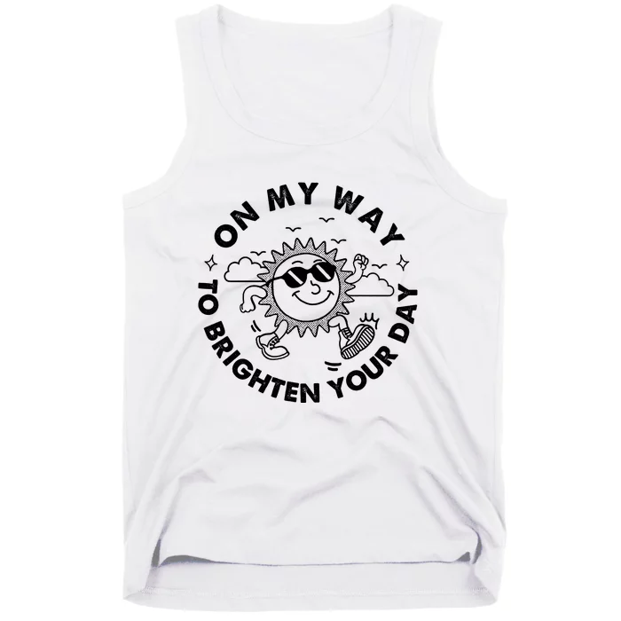 On My Way To Brighten Your Day Vintage Sunshine Tank Top