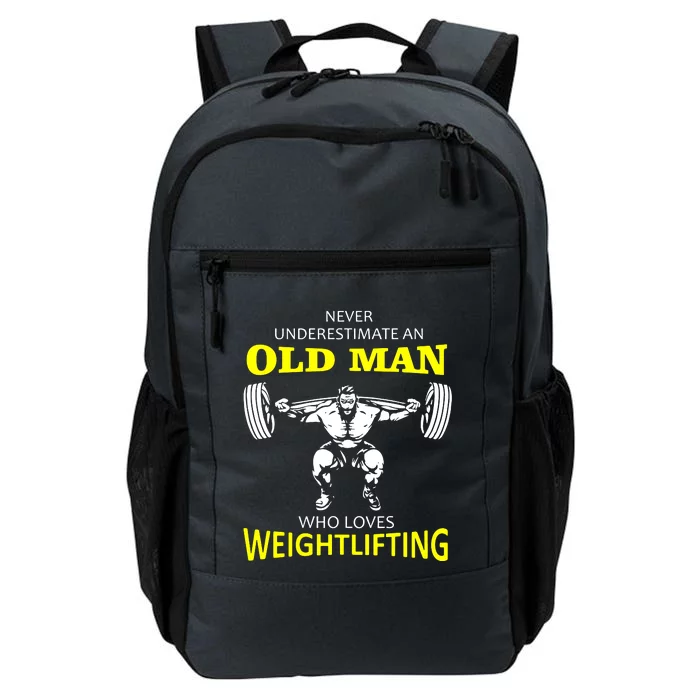 Old Man Weightlifting Daily Commute Backpack