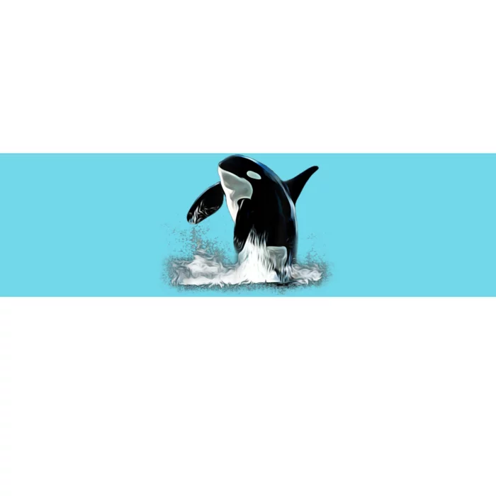 Orca Motif Whale Predator Animals Design Bumper Sticker