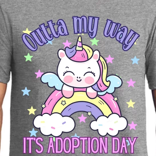 Outta My Way ItS Adoption Day For Finally Adoption Day Pajama Set